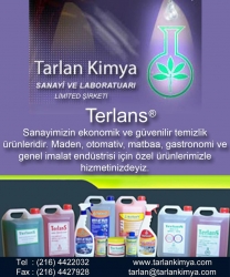Resim:Tarlan Kimya San. Temizlik Ürünleri Ltd. Şti.